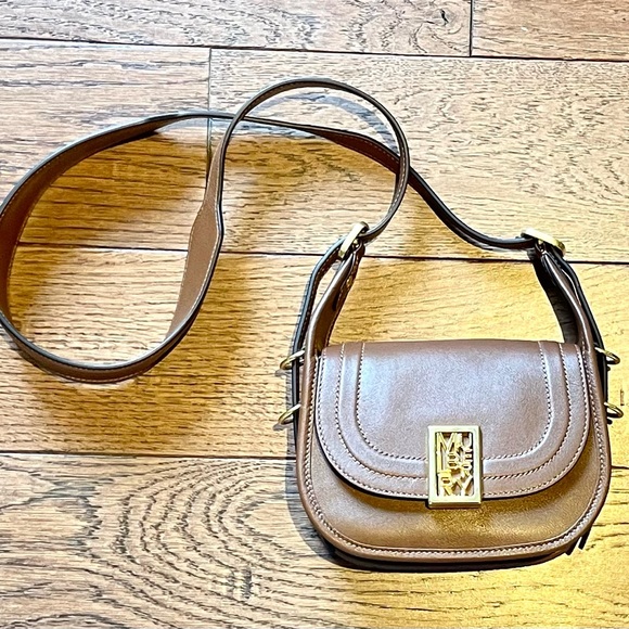 Mulberry mini Sadie Satchel in Silky Calf color Tan. - Picture 11 of 14